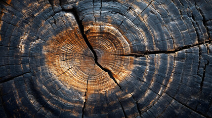 Fototapeta premium Polished wood grain with unique texture