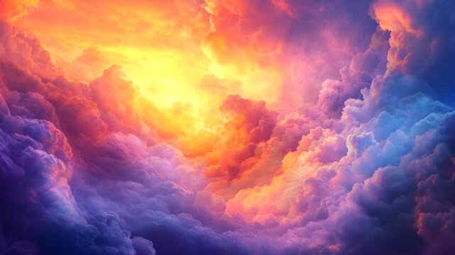 Chromatic Cloudscape: Exploring the World of Colorful Clouds
