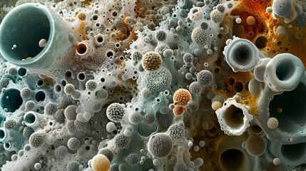 Virus Epidemic Alert in Textured Graphics