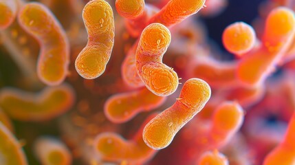 Textured Virus Pattern in Healthcare Ad