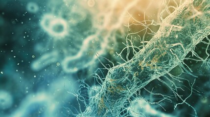 Medical Alert Featuring Virus-Themed Texture