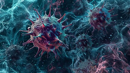 Viral Contamination Alert: Digital Design Texture