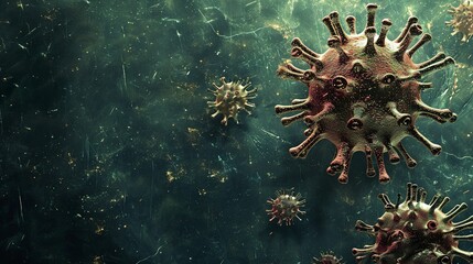 Virus Awareness Campaign with Textured Graphics