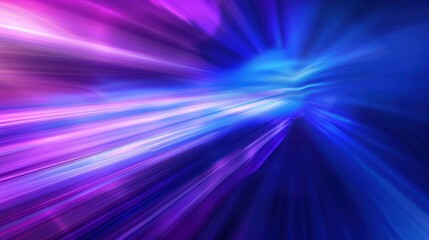 Abstract Purple and Blue Light Streaks Background