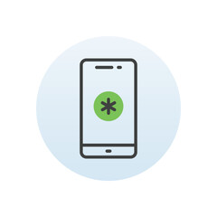 Medical App vector icon