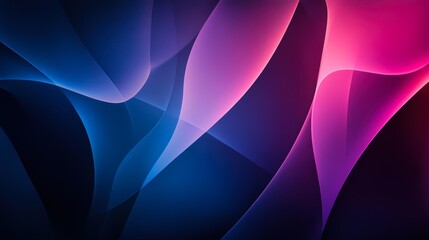 Abstract colorful waveforms in shades of blue and pink create a dynamic and vibrant background, perfect for use in digital and graphic design projects, presentations, or as wallpaper,