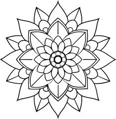 Mandala flower  Design 