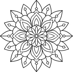 Mandala flower  Design 