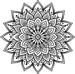 Mandala flower  Design 