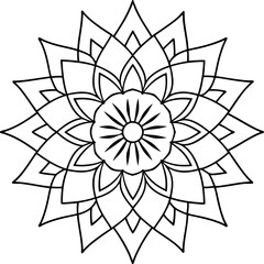 Mandala flower  Design 