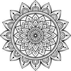 Mandala flower  Design 