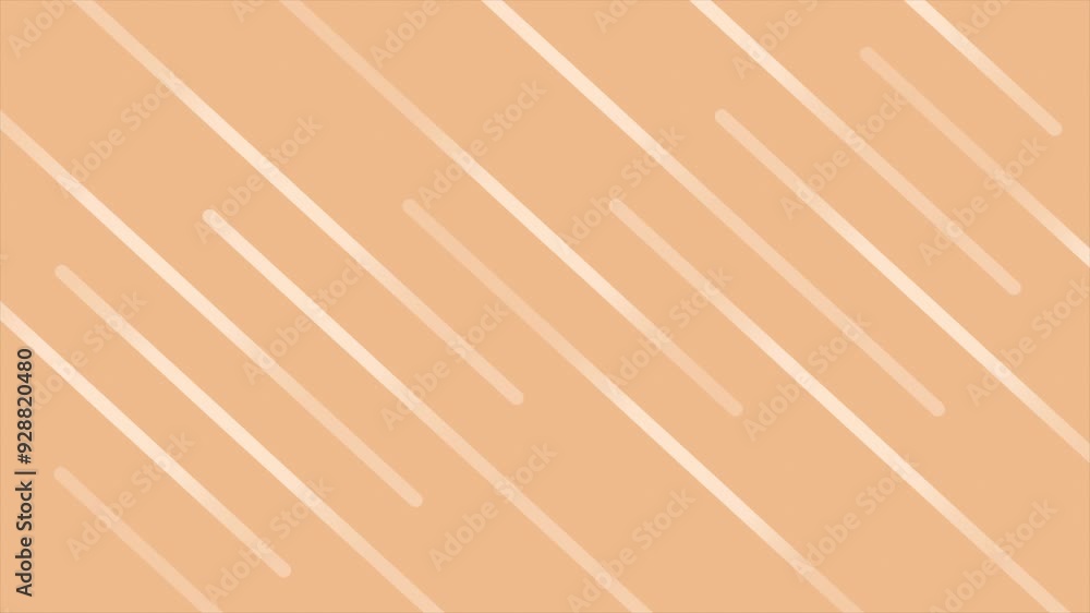 Poster elegant orange color glowing diagonal lines loop able motion background