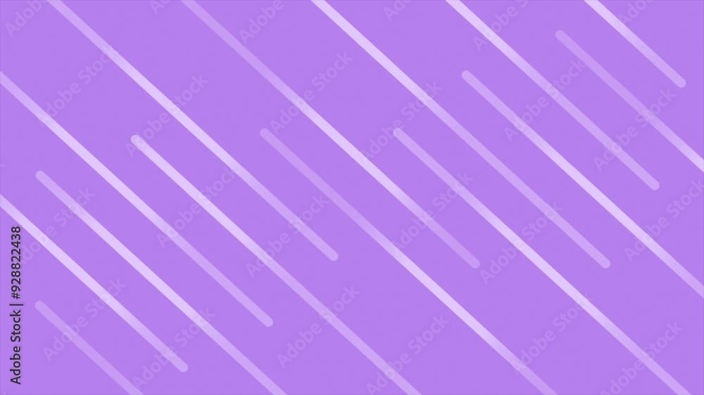 Poster Elegant Purple color glowing diagonal lines loop able motion background