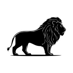 animal typography vector illustration in black