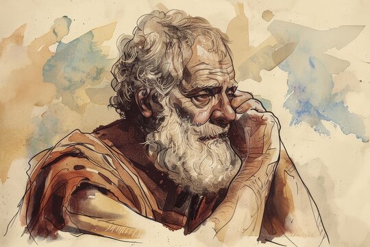 Iconic Greek Philosopher Embodies Flux