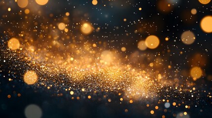 Fototapeta premium Sparkling Golden Glitter Texture