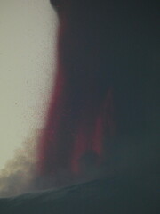 Etna en &eacute;ruption au petit matin