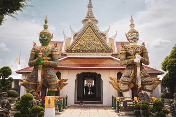 inside wat arun temple in Bangkok
