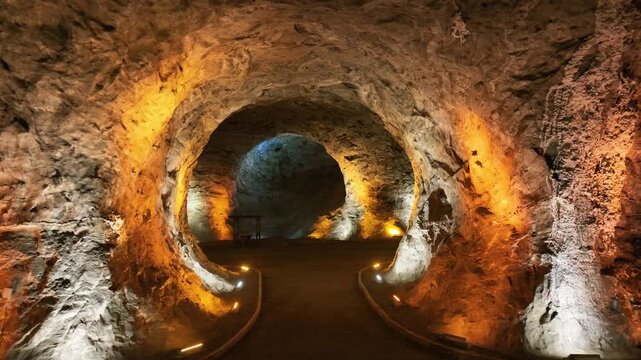 Tuzluca Salt Cave  Drone Video, Iğdır Turkiye (Turkey) 
