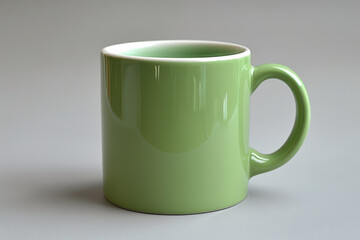 Green Coffee Mug in Soft Morning Light