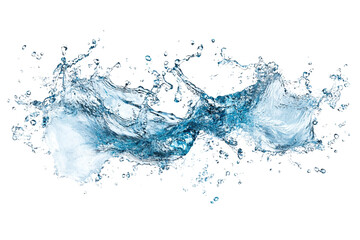 Obraz premium Water splashes. Isolated on transparent background.