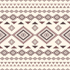 Ancient echoes Aztec geometric seamless patterns southwest Navajo Native American tribal ethnic colorful for textile printing