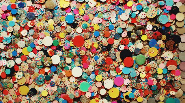 colored buttons motion design vector graphic animation