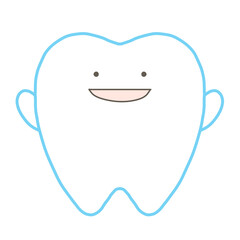 バンザイする歯のキャラクター