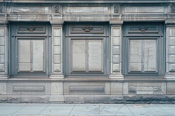 A building with a fire hydrant outside, suitable for architectural or urban planning use