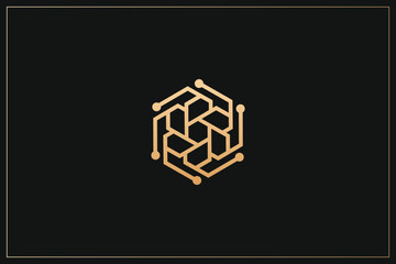 Abstract Digital App Brand Logo