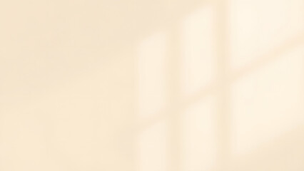 Blurred Window Light Shadow on Cream Wall