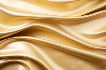 Obraz premium Close-up texture of gold silk.