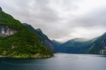 Fjord Einfahrt in Norwegen
