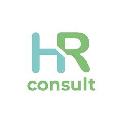 Letter HR logo icon design template elements