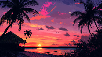 Obraz premium colorful_sunset