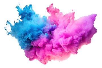 Fototapeta premium PNG Holi paint purple backgrounds pink.