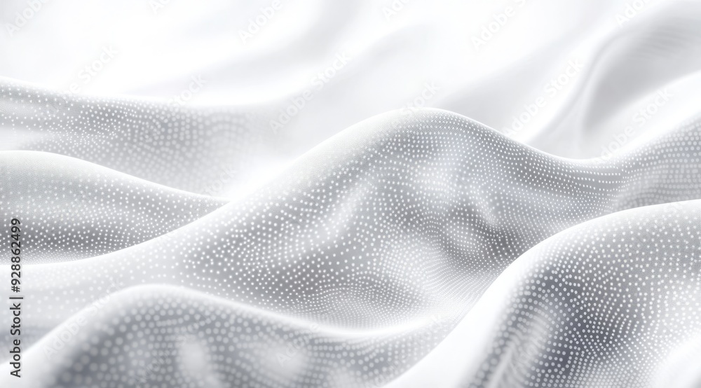 Poster the soft and flowing texture of white fabric is perfect for a diverse range of fashion and textile d