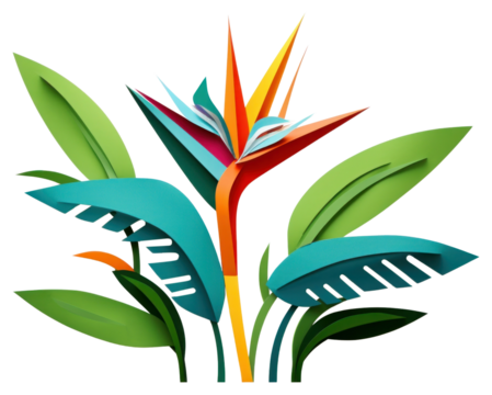 PNG Plant pattern paper leaf.