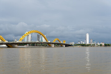 Fototapeta premium Dragon Bridge in Da Nang, Vietnam