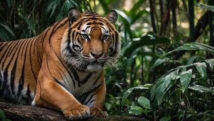 Obraz premium tiger in the jungle