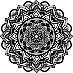 The Mandala pattern is made to represent personal and cosmological integrity. Digital mandala illustration. The infinity pattern is in the form of a mandala circle. 