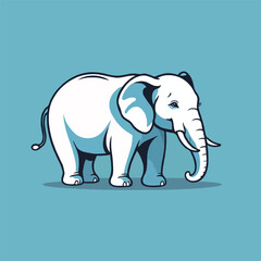 Fototapeta premium elephant illustration