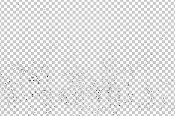 Grunge dot, dust, old, texture overlay pattern on white empty, background a4 poster or banner vector illustration