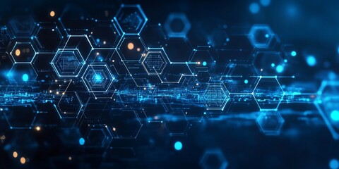 Fototapeta premium Dark Themed Healthcare Innovation Concept Design