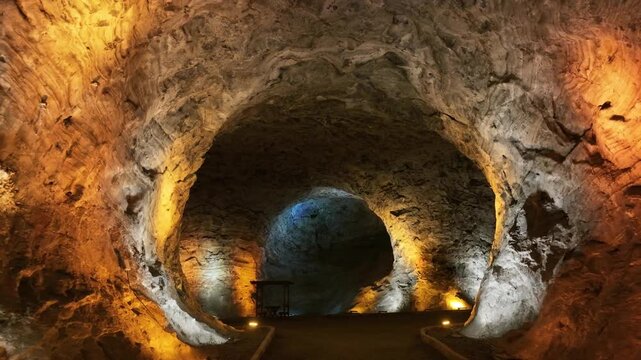 Tuzluca Salt Cave  Drone Video, Iğdır Turkiye (Turkey) 