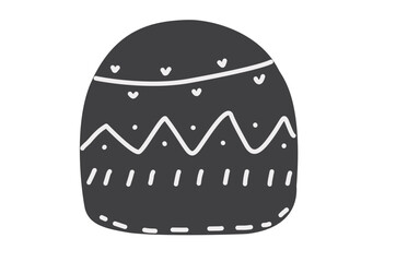 Illustration icons design art typo Christmas tree message coffee tea 