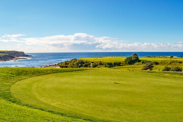 Naklejka premium Sydney beaches little bay Australia, ocean view of Sydney beautiful beaches