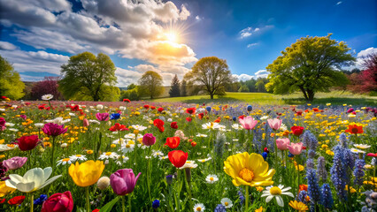 beautiful day of spring 