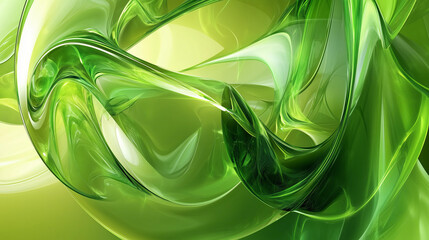 Obraz premium lime green color translucent abstract wallpaper