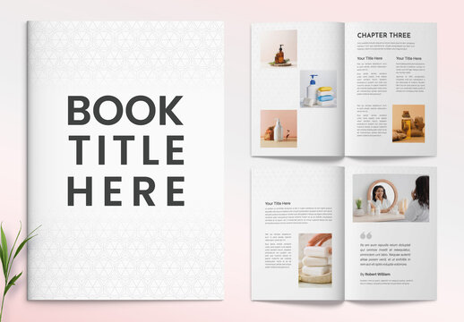 Book Title Here Magazine Design Template